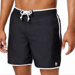 Penguin The Earl Fixed Volley Swim Short True Black 32